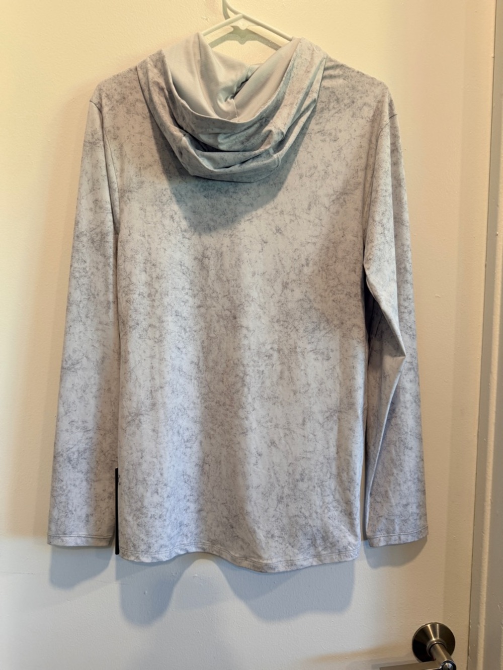 lululemon athletica light gray marbled hooded pullover - Picture 6 of 9